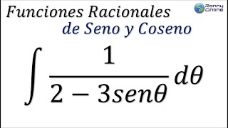 Funciones Racionales de Seno y Coseno 1  TÉCNICAS DE INTEGRACIÓN  con Fracciones Parciales [upl. by Magas]