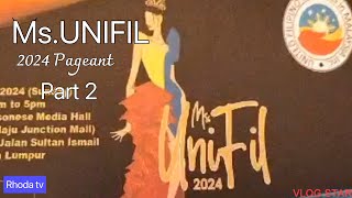 MSUNIFIL2024 Pageant with Cause Part 2 [upl. by Barnabas635]