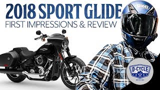 2018 HarleyDavidson Sport Glide  First Impressions amp Review harleydavidson SportGlide review [upl. by Nodnnarb287]