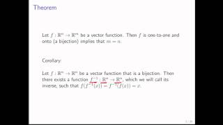 732 Inverses of linear transformations and matrices Part 1 [upl. by Daile]