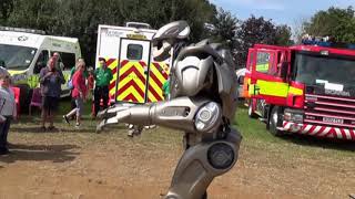 TITAN THE ROBOT 7th JULY 2019 at Hollowell Steam Show titan robot [upl. by Airamak]