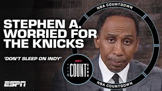 Stephen A Im with my Knicks BUT Im NOT sleeping on the Pacers  NBA Countdown [upl. by Dasteel227]