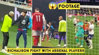 😱 Richarlison FIGHT with Arsenal Players vs Ramsdale Tomiyasu and Gabriel Martinelli [upl. by Akilak368]