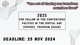 PhD Fellow in the Contentious Politics in the Digital Age CoPoDi Program [upl. by Armitage]