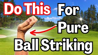 Golf  Keep Right Wrist Bent  Improve Ball Striking [upl. by Trixi]