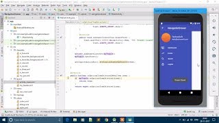 Navigation Drawer Animation in Android Studio  Code DeV Tech [upl. by Kaye773]