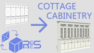 Realtime Custom Cabinetry System 25 for Revit®  COTTAGE CABINETRY AI [upl. by Jelle]