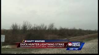 Duck hunter struck by lighting [upl. by Ennailuj]