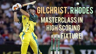 Gilchrist Rhodes Masterclass In High Scoring Fixture  South Africa Vs Australia  5th ODI 2002 [upl. by Chesney]