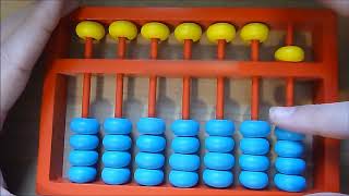 Teachtopiacom Counting from One to Ten with a Soroban Japanese Abacus [upl. by Atteynek664]