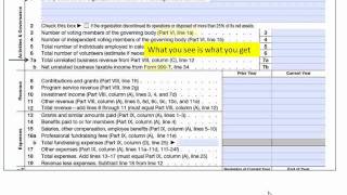 Form 990 Part 4 What You Can Learn from the Summary [upl. by Yaned]