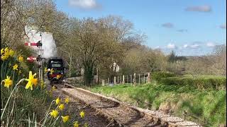 34072 257 Squadron at the Kent and East Sussex Railway [upl. by Tuneberg]