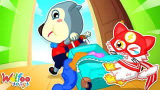 When Friend is Away  Super Pet and Baby Songs  Kids Songs amp Nursery Rhymes WolfooFamilySongs [upl. by Ltsyrk617]