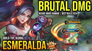 ESMERALDA BEST BUILD 2024  BUILD TOP GLOBAL ESMERALDA GAMEPLAY  MOBILE LEGENDS✓ [upl. by Akcire]