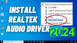 How to Download and Install Realtek HD Audio Manager amp Driver on Windows 10 Windows 11 [upl. by Mohun]