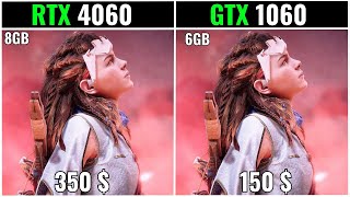 rtx 4060 vs gtx 1060 TEST IN 15 GAMES [upl. by Verdi]