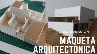 COMO SE HACE una MAQUETA de Arquitectura PARTE 1 [upl. by Andrel]