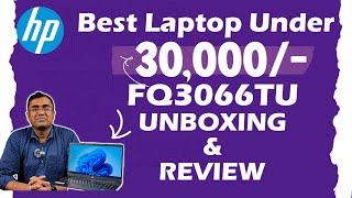 HP 15sfq3066TU Intel Celeron N4500 Best Laptop under 30000 30K Latest 2023 Review amp Unboxing Hindi [upl. by Marcille]