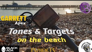 Garrett apex advanced Beach settings tones and targets metaldetecting lostandfound garrett [upl. by Hobey465]