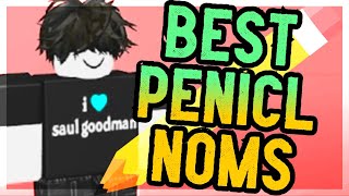 ASMR PENCIL NOMS FOR TINGLE IMMUNITY IN ROBLOX [upl. by Trueman]