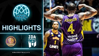 Hapoel Unet Holon v JDA Dijon  Highlights  Basketball Champions League 202122 [upl. by Ardnoed]