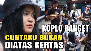 CINTAKU BUKAN DIATAS KEETAS cintaku bukan diatas kertas pengamen koplo tarik dangdutan [upl. by Aniakudo]