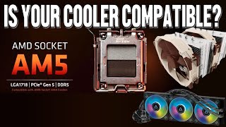 AM4 CPU Coolers Will WORK With AMDs Zen 4 Ryzen 7000 Desktop CPUs  No Need To Buy A New Cooler [upl. by Eisaj]