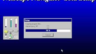 Installing Netscape on Windows 95 [upl. by Eidroj]