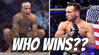 Who Wins Charles Oliveira vs Michael Chandler 2 UFC 309 Comain event Full Breakdown and Prediction [upl. by Nwahsel]