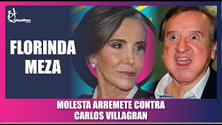 Florinda Meza arremete contra Carlos Villagrán y de paso niega romance que él ha pregonado por años [upl. by Suehtomit]