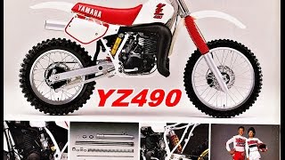 History of the Yamaha YZ490 19821990  DirtBikeDudeZ [upl. by Jaquenette127]