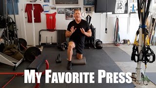 My Favorite Pressing Exercise  The Half Kneeling Press [upl. by Renfred363]