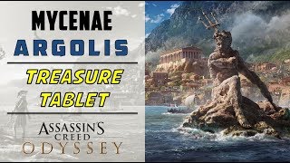 Mycenae Argolis  Loot Ancient Tablet amp Prisoner Location  ASSASSINS CREED ODYSSEY [upl. by Enitsirhc]