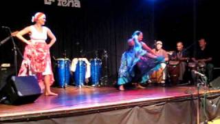 Bomba Baile La Mixta Criolla Shefali Shah y Christina Navarro [upl. by Pratt413]