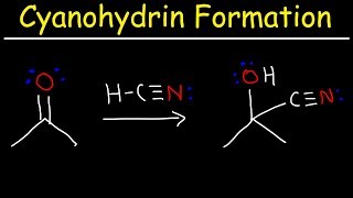 Cyanohydrin Formation Reaction Mechanism [upl. by Lavro70]