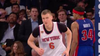 Kristaps Porzingis Career High 35 Points [upl. by Alhak477]