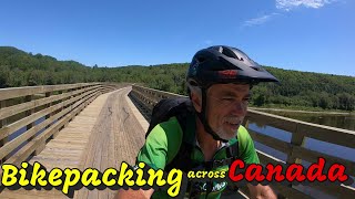 Bikepacking Across Canada 2021 video 35  New Brunswick Rail Trails [upl. by Rand]