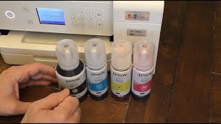 How to Refill Ink in an Epson EcoTank Printer [upl. by Berti]