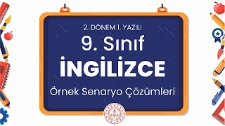 9 Sınıf İngilizce 2 Dönem 1 Yazılı Örnek Senaryo Çözümleri [upl. by Alphard758]