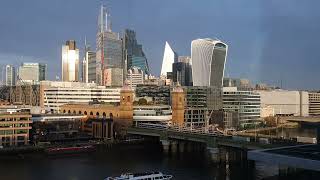 London skyline walkie talkie building 1 min loop [upl. by Sikata]