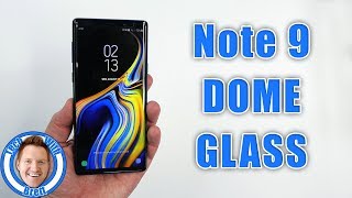 Galaxy Note 9 Whitestone Dome Glass Installation and Review [upl. by Surbeck]