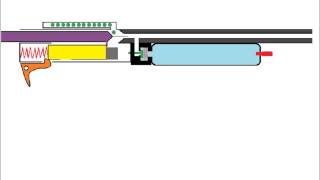 mecanismo de rifle de aire comprimido [upl. by Mellisent]