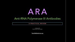 ARA AntiRNA Polymerase III Antibodies A Practical Review [upl. by Nauqan]