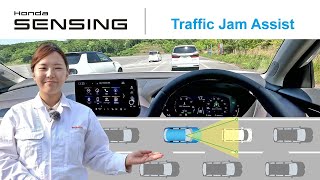 Honda SENSING Traffic Jam Assist [upl. by Hisbe352]