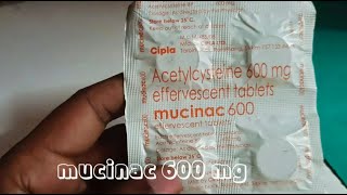 Mucinac 600mg Review Acetylcystin UsesMode ActionDose amp Side Effects bacterial infection mucinac [upl. by Basil811]