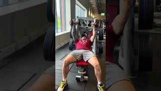 DB Low Incline Bench Press IAMHAF [upl. by Rowell]