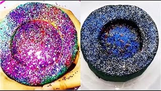 CRUSHING SOAKING FLORAL FOAM GLITTER BOMB ASMR  SATISFYING VIDEO [upl. by Noirret137]