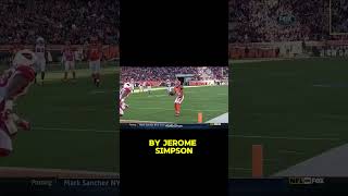 Jerome Simpsons Incredible Flip Touchdown [upl. by Calabrese]