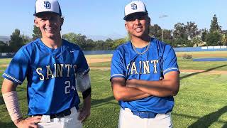 San Dimas pitchers Kody King amp Jude Favela [upl. by Tudela]