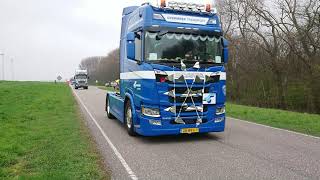 Truckrun 2019 Spijkenisse rustplaats vertrek [upl. by Burl]